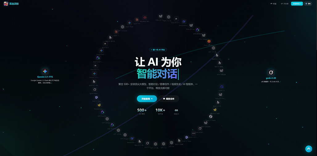 AI商业视觉创作方向示意素材