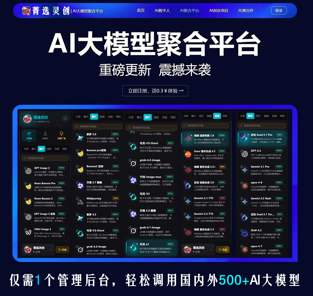 AI音频内容创作方向示意素材